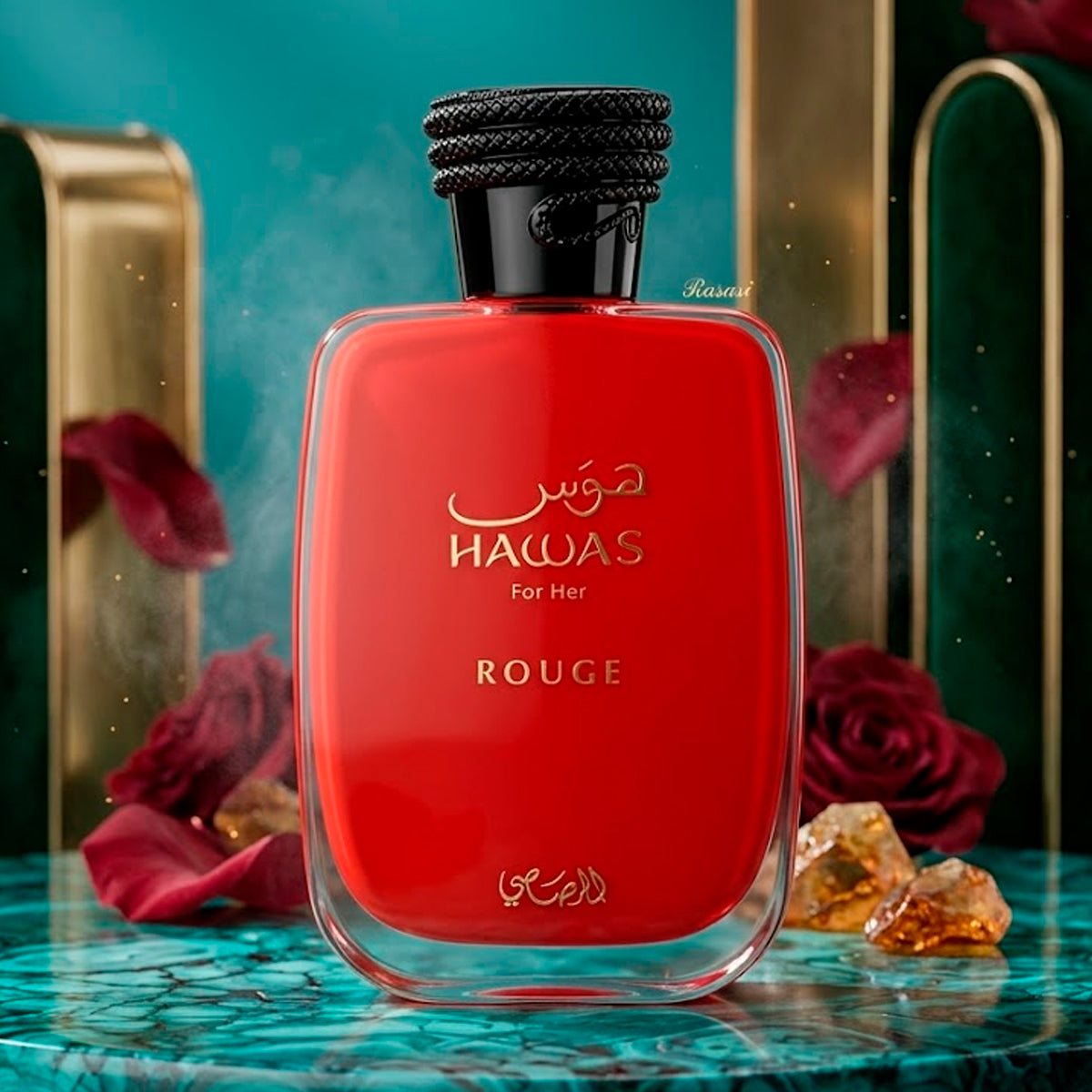 Rasasi Hawas Rouge For Her Eau de Parfum 3.38oz For Women