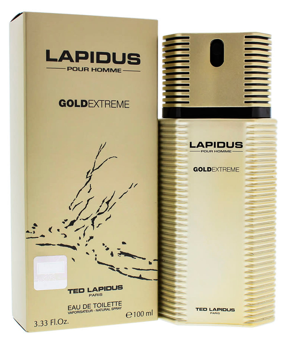 Ted Lapidus Gold Extreme Eau de Toilette 3.3oz For Men