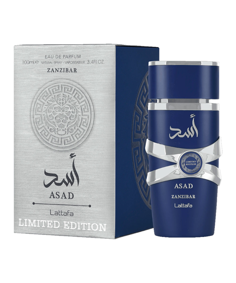 Lattafa Asad Zanzibar Limited Edition Eau de Parfum 3.4oz For Men