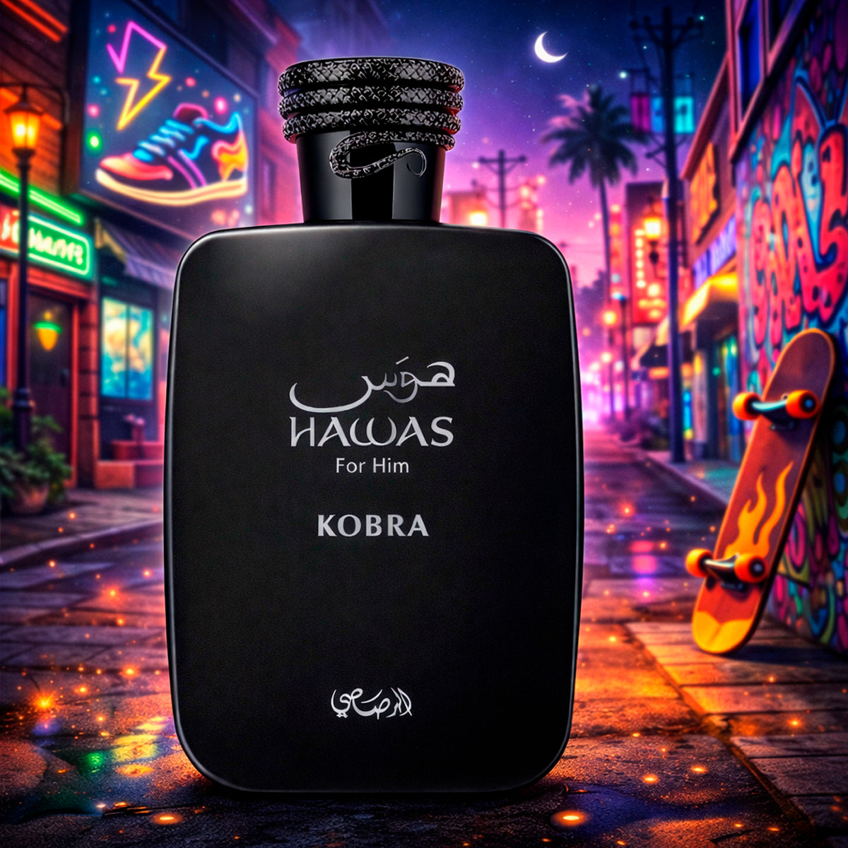 Rasasi Hawas Kobra Eau de Parfum 3.4oz For Men