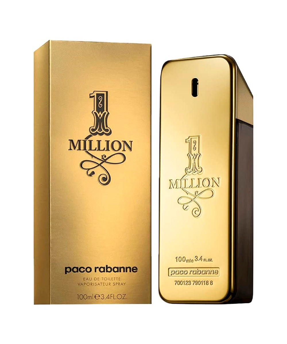 Paco Rabanne 1 Million Eau de Toilette 3.4oz For Men