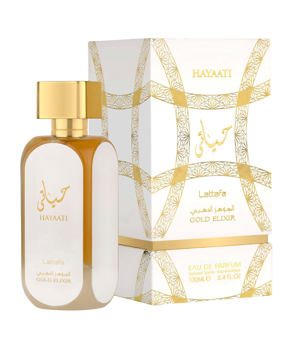 Lattafa Hayaati Gold Elixir  Eau de Parfum 3.4oz For Women