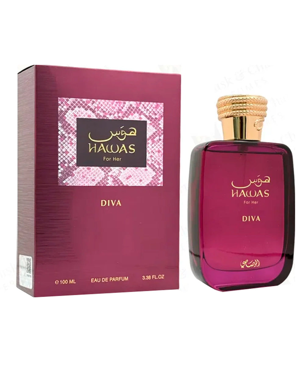 Rasasi Hawas Diva Eau de Parfum 3.4oz For Women