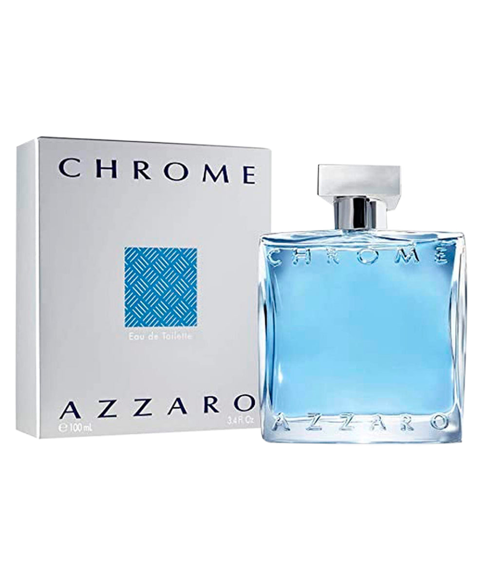 Azzaro Chrome Eau de Toilette 3.4oz For Men