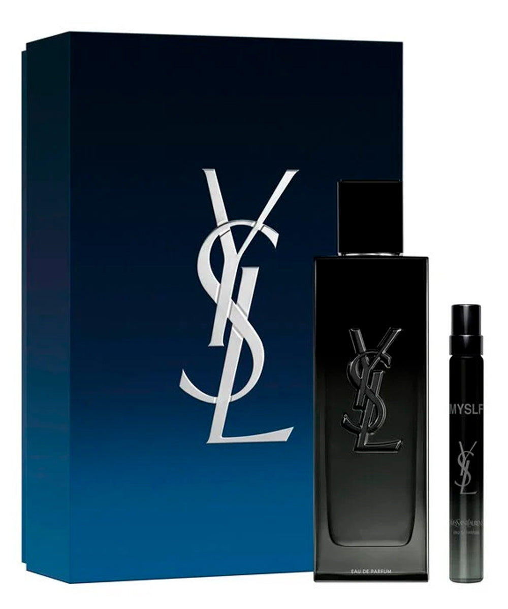 Yves Saint Laurent Myslf Eau de Parfum 3.3oz + Travel Bottle 0.34oz Gift Set For Men