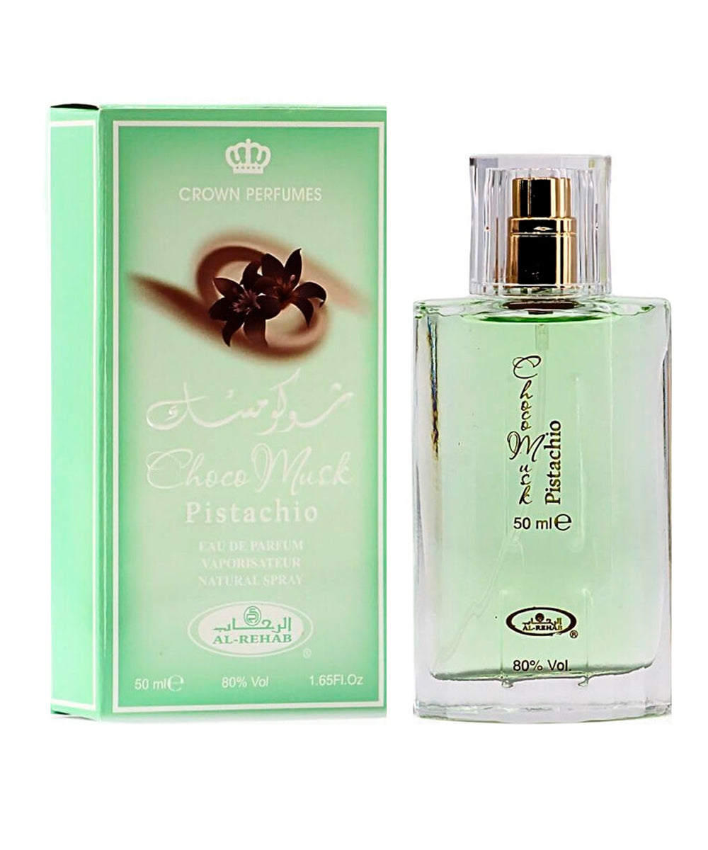 Crown Perfume Choco Musk Pistachio Eau de Parfum 1.6oz Unisex