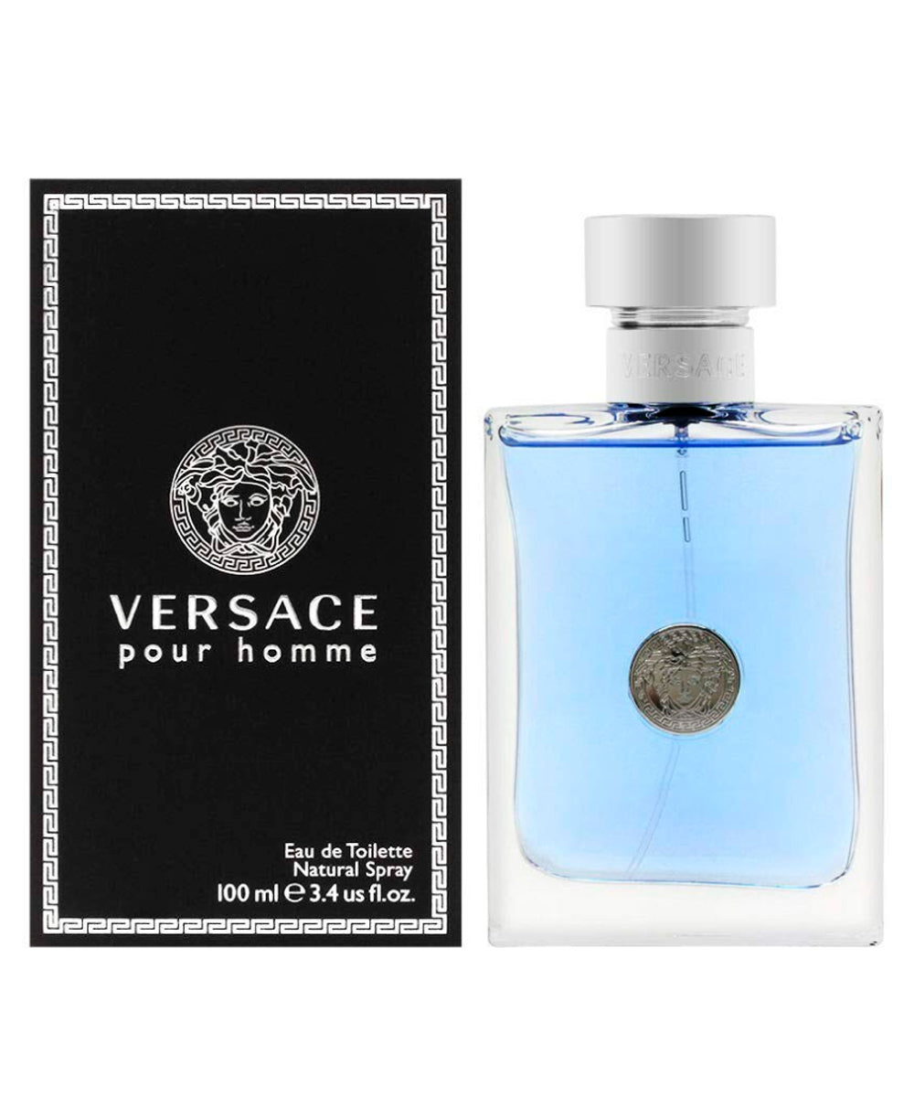 Gianni Versace Pour Homme Eau de Toilette 3.4oz For Men