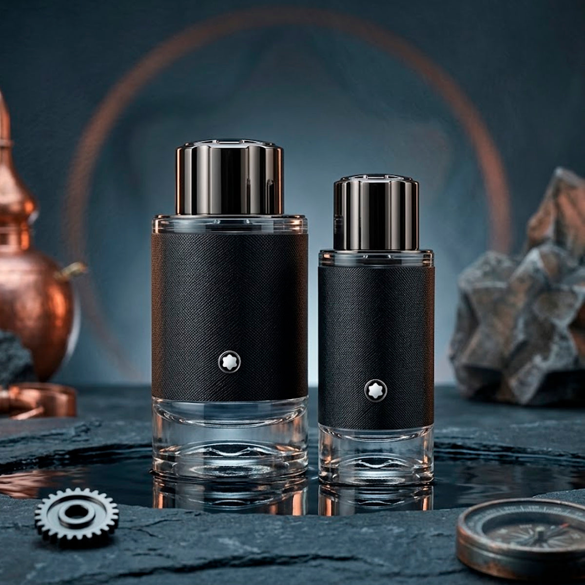 Montblanc Explorer Eau De Parfum 3.3oz + Eau De Parfum 1oz Gift Set For Men
