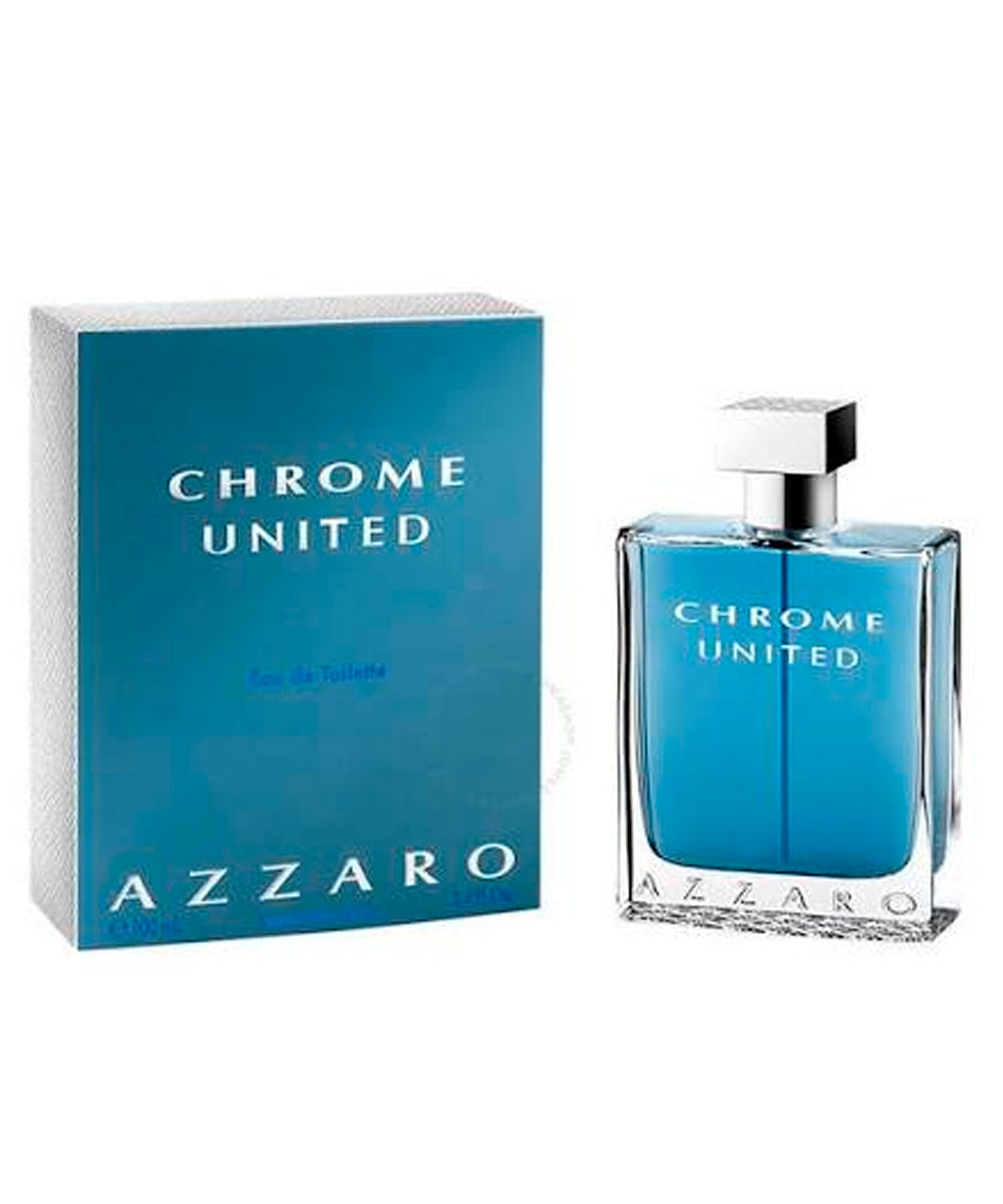 Azzaro Chrome United Eau de Toilette 3.4oz For Men