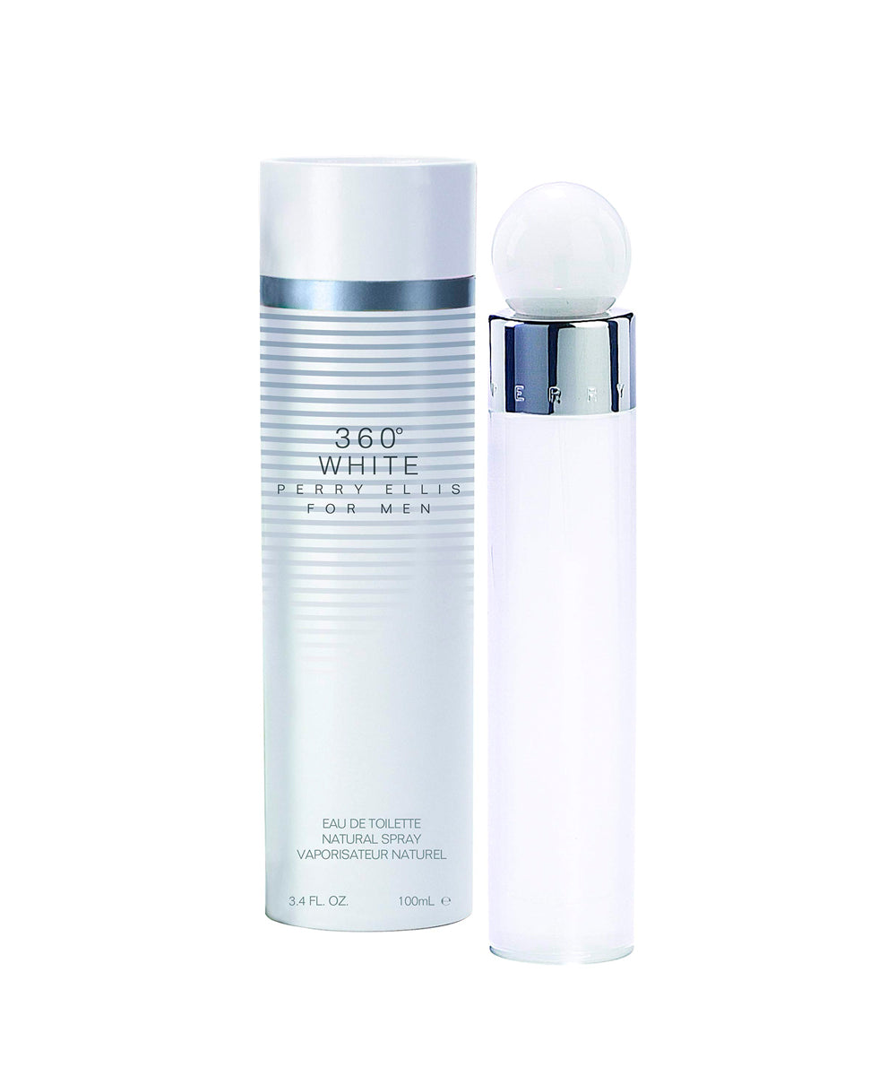 Perry Ellis 360 White Eau de Toilette 3.4oz For Men