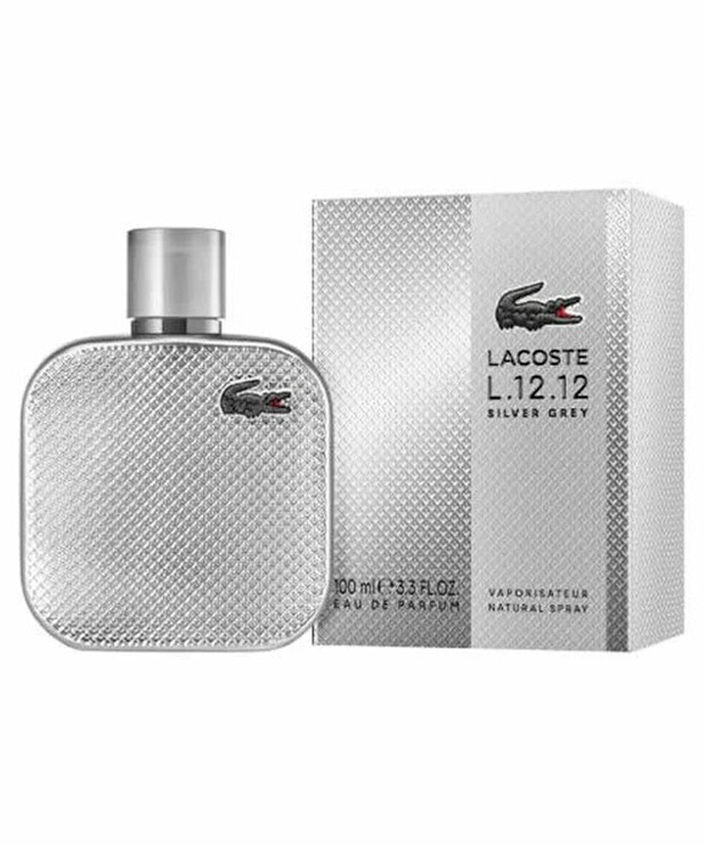 Lacoste L.12.12 Silver Grey Eau de Parfum 3.4oz For Men