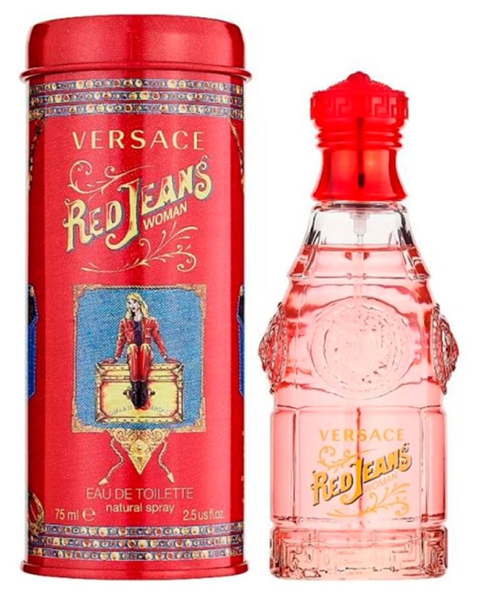 Gianni Versace Red Jeans Eau de Toilette 2.5oz For Women