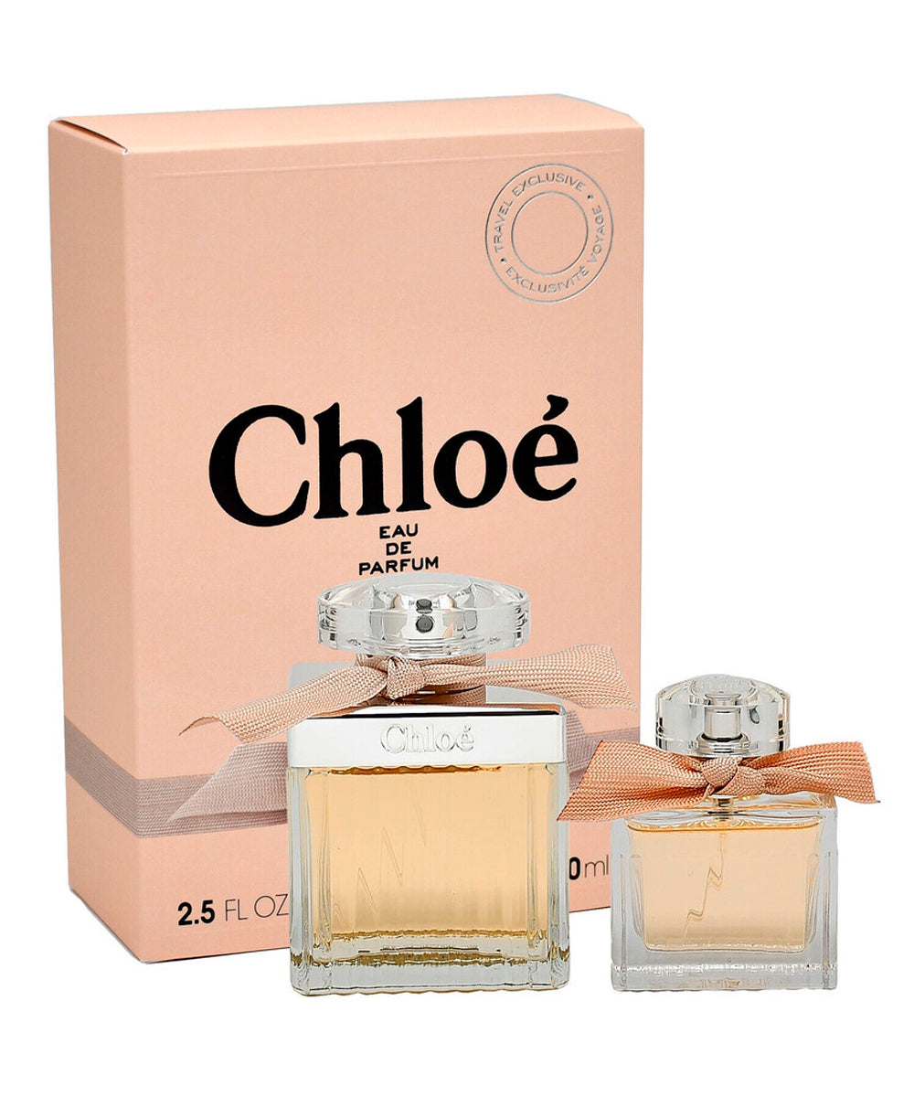 Chloe Eau de Parfum 2.5oz + Eau de Parfum 0.67oz Gift Set For Women