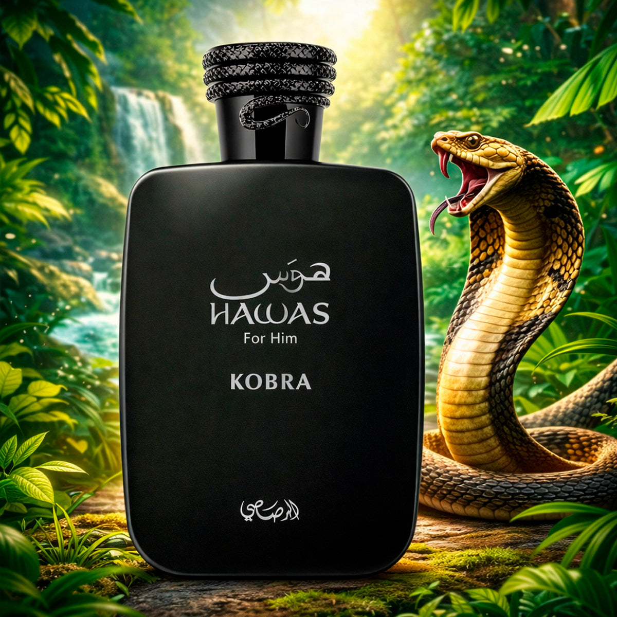 Rasasi Hawas Kobra Eau de Parfum 3.4oz For Men
