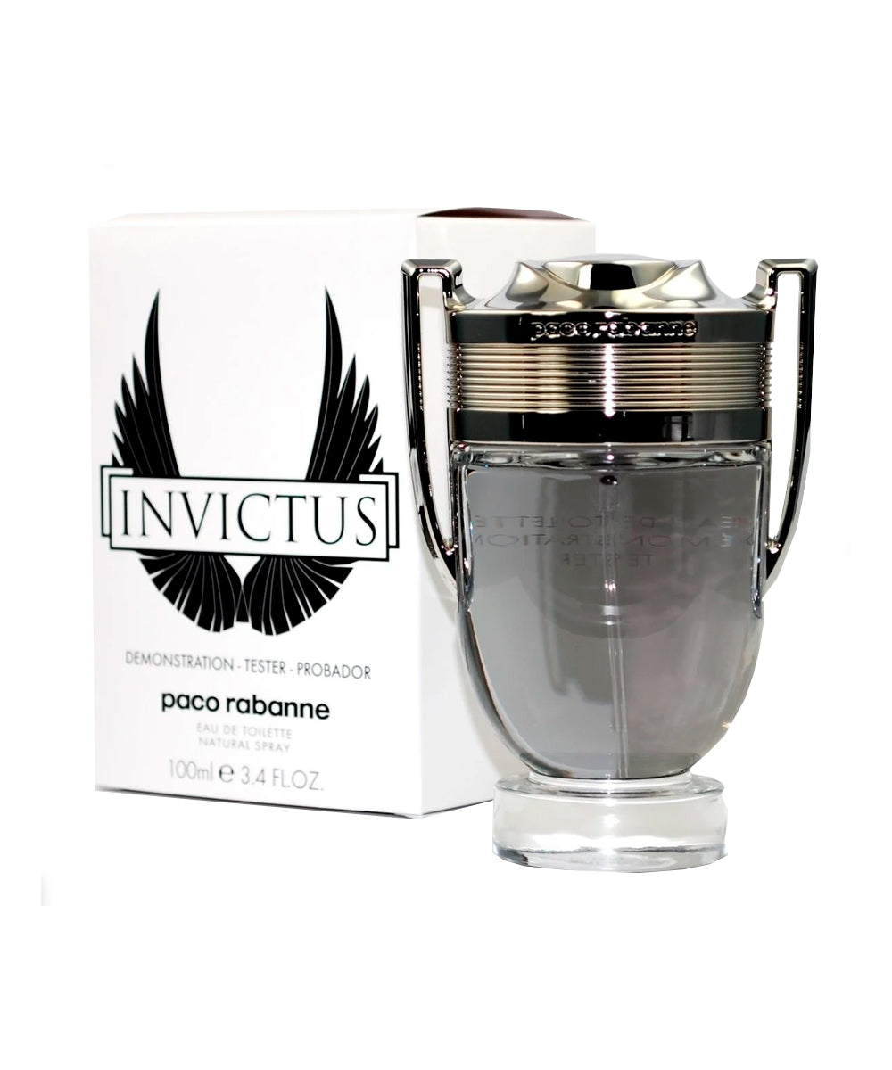 Tester Paco Rabanne Invictus Eau de Toilette 3.4oz For Men