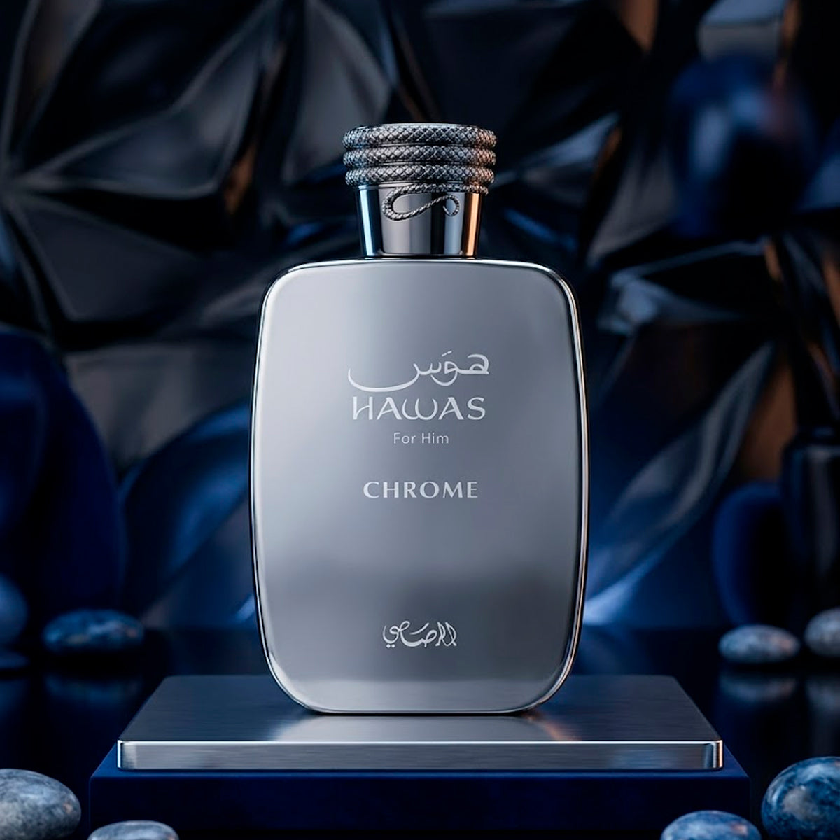Rasasi Hawas For Him Chrome Eau de Parfum 3.38oz For Men