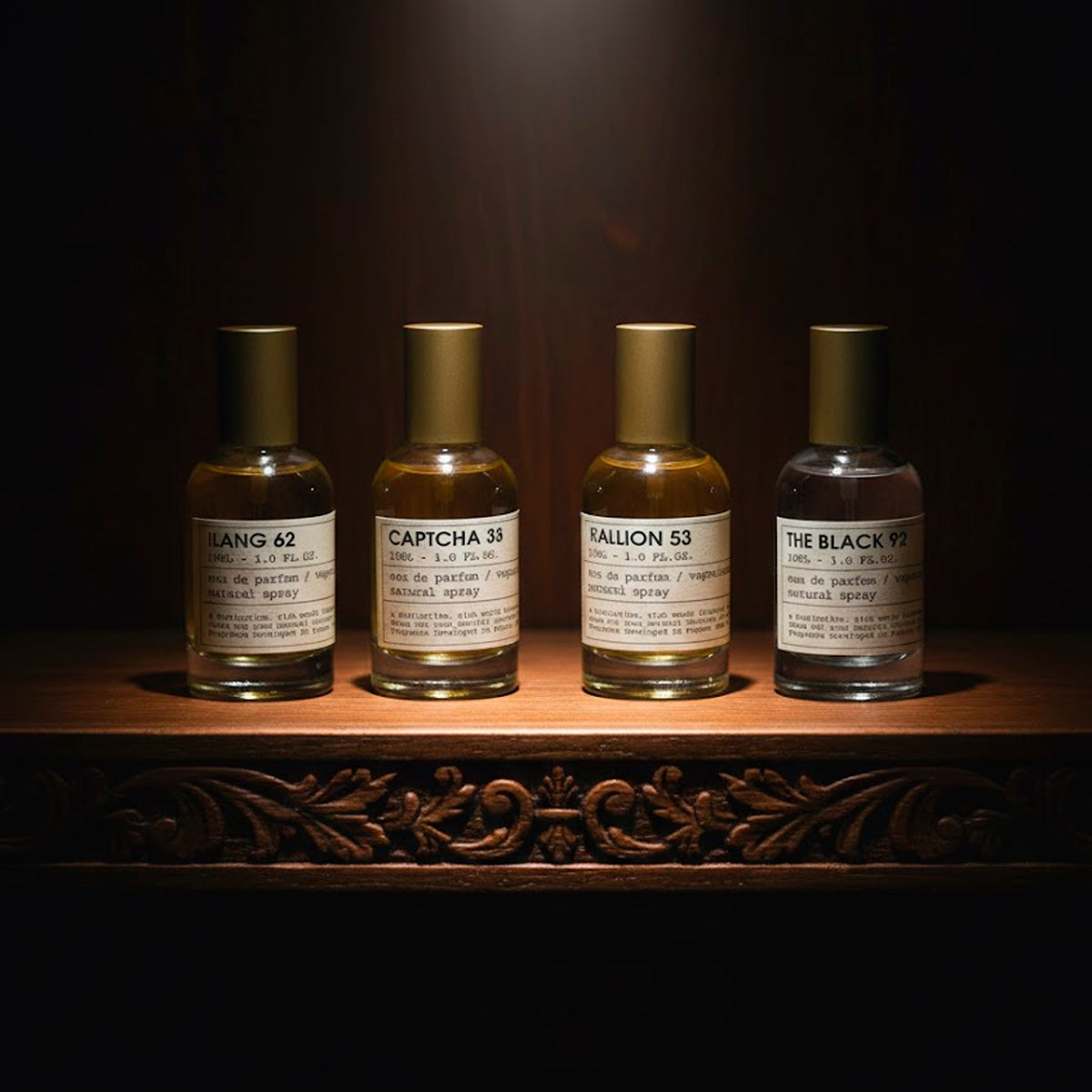 Emper Discovery Collection Stallion 53 Eau De Parfum 1oz + Ilang 62 Eau De Parfum 1oz  + The Black 92 Eau De Parfum 1oz  + Captcha 36 Eau De Parfum 1oz  Gift Set Unisex