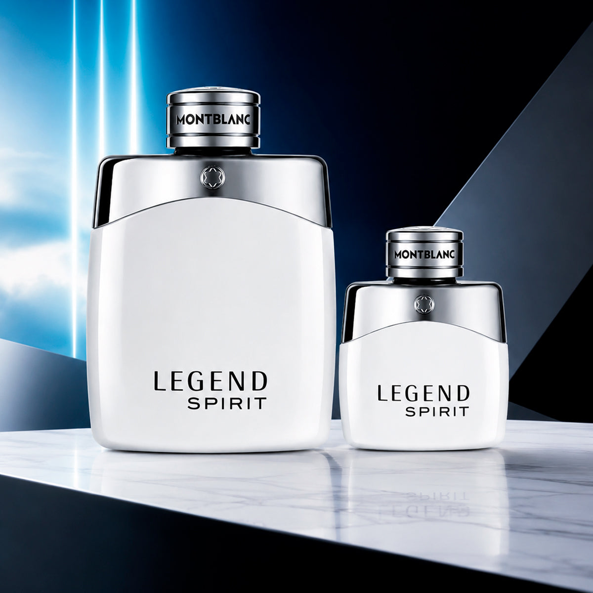 Montblanc Legend Spirit Eau de Toilette 3.4oz + Eau de Toilette 1oz Gift Set For Men
