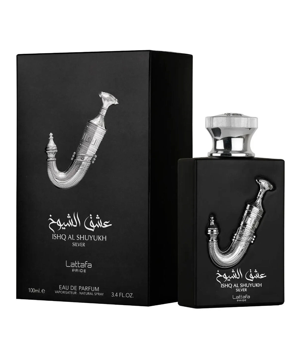 Lattafa Pride Ishq Al Shuyukh Silver Eau de Parfum 3.4oz Unisex
