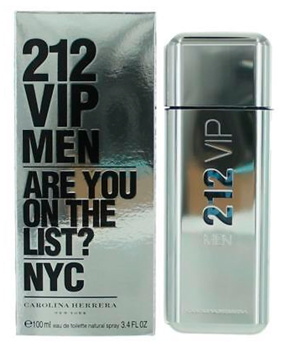 Carolina Herrera 212 Vip Eau de Toilette 3.4oz For Men