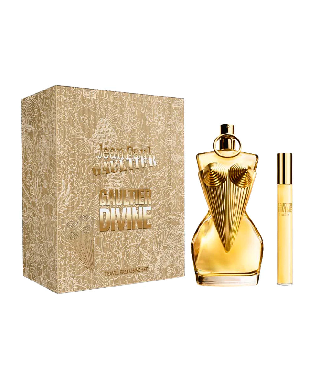 Jean Paul Gaultier Divine Eau De Parfum 3.4oz + Eau De Parfum 0.34 Gift Set For Women