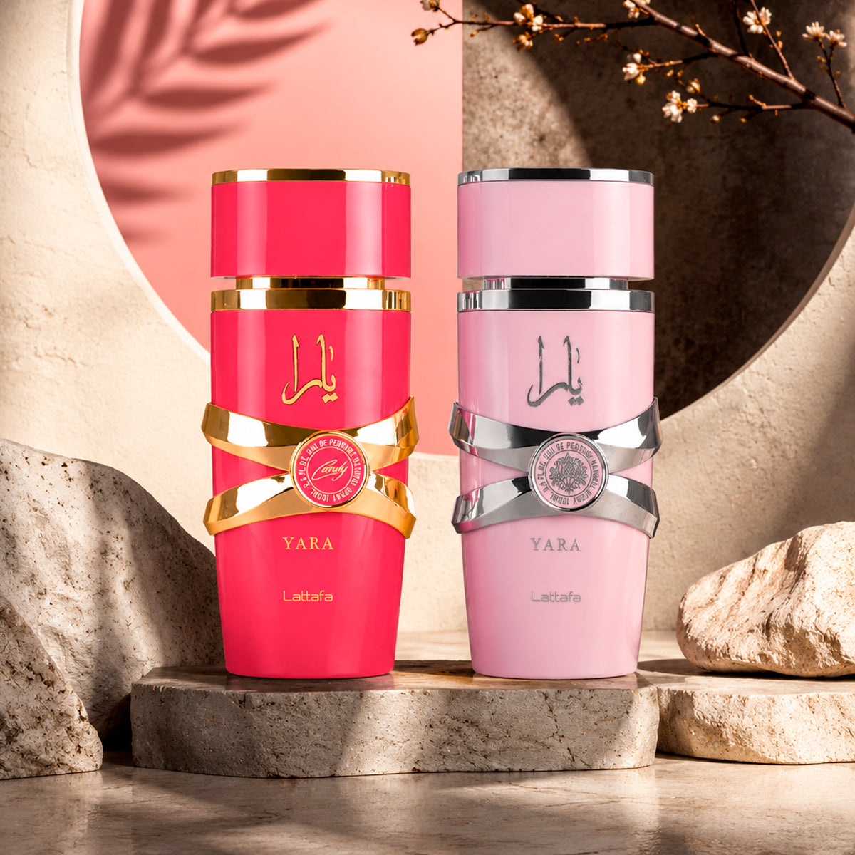 Lattafa Yara Eau de Parfum 3.4oz + Yara Candy Eau de Parfum 3.4oz Gift Set For Women