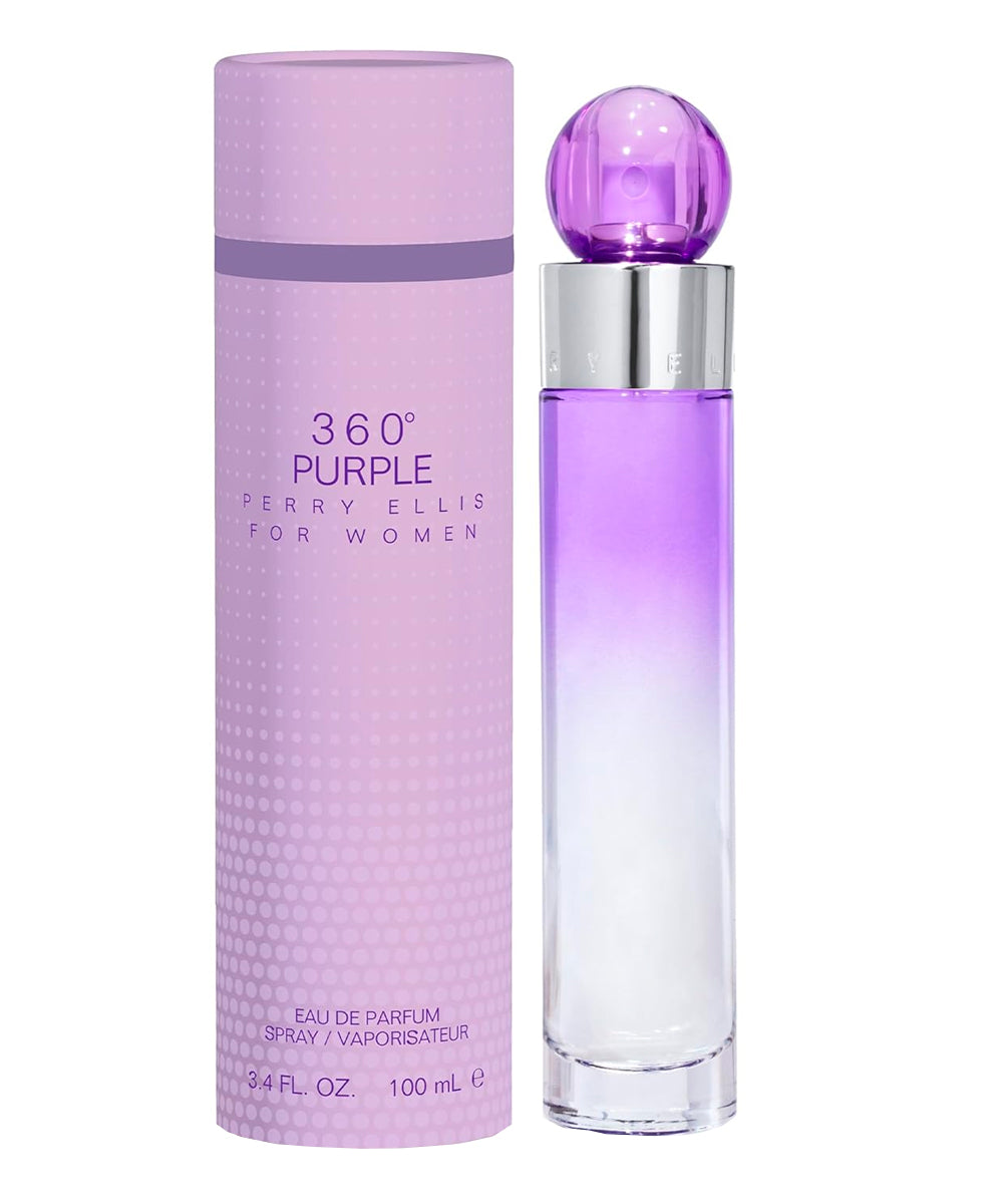 Perry Ellis 360 Purple Eau de Parfum 3.4oz For Women