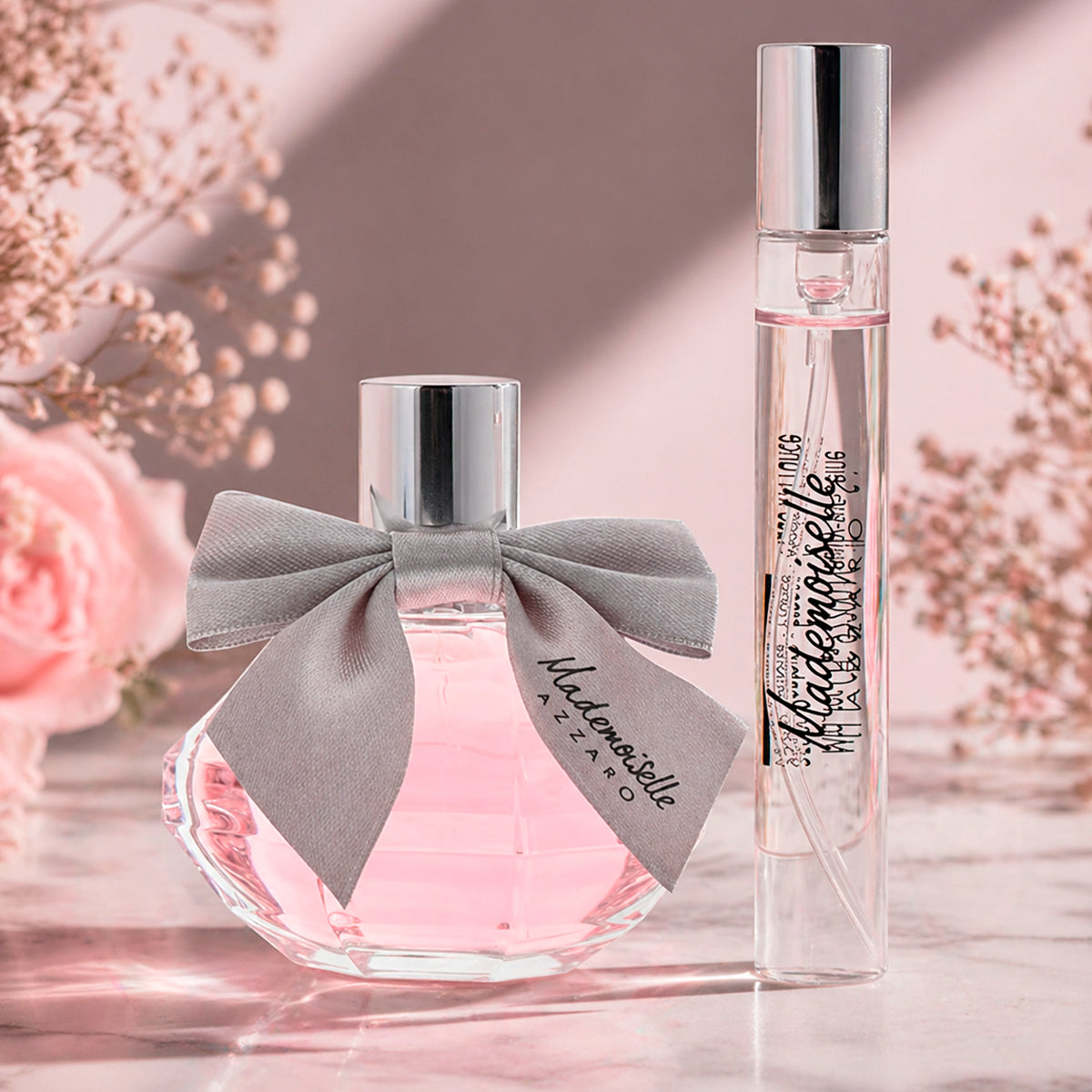 Azzaro Mademoiselle Eau de Toilette 1.7oz + Travel bottle 0.25oz Gift Set For Women