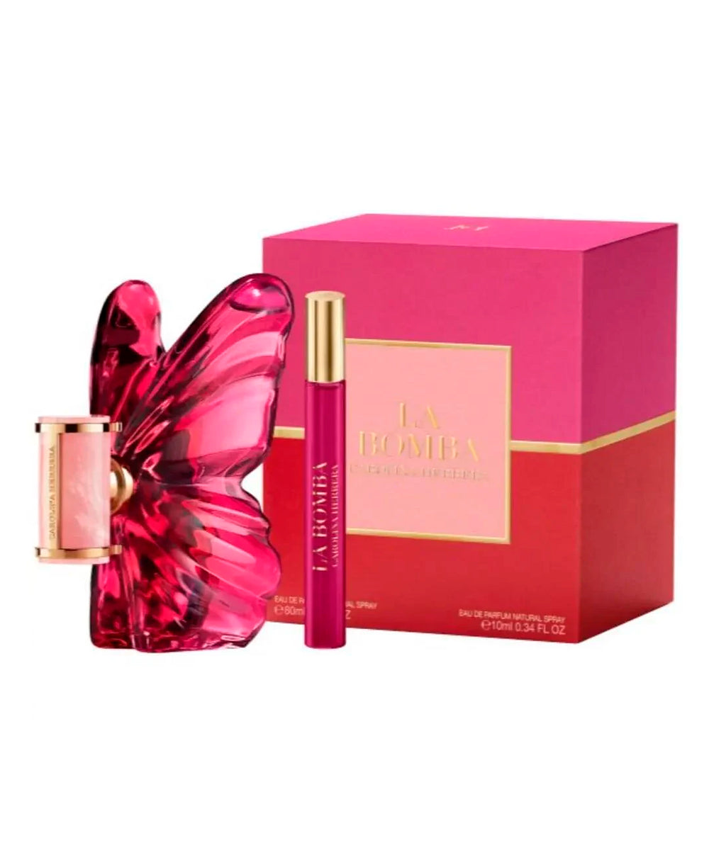 Carolina Herrera La Bomba Eau de Parfum 2.7oz + Eau de Parfum 0.34oz Gift Set For Women