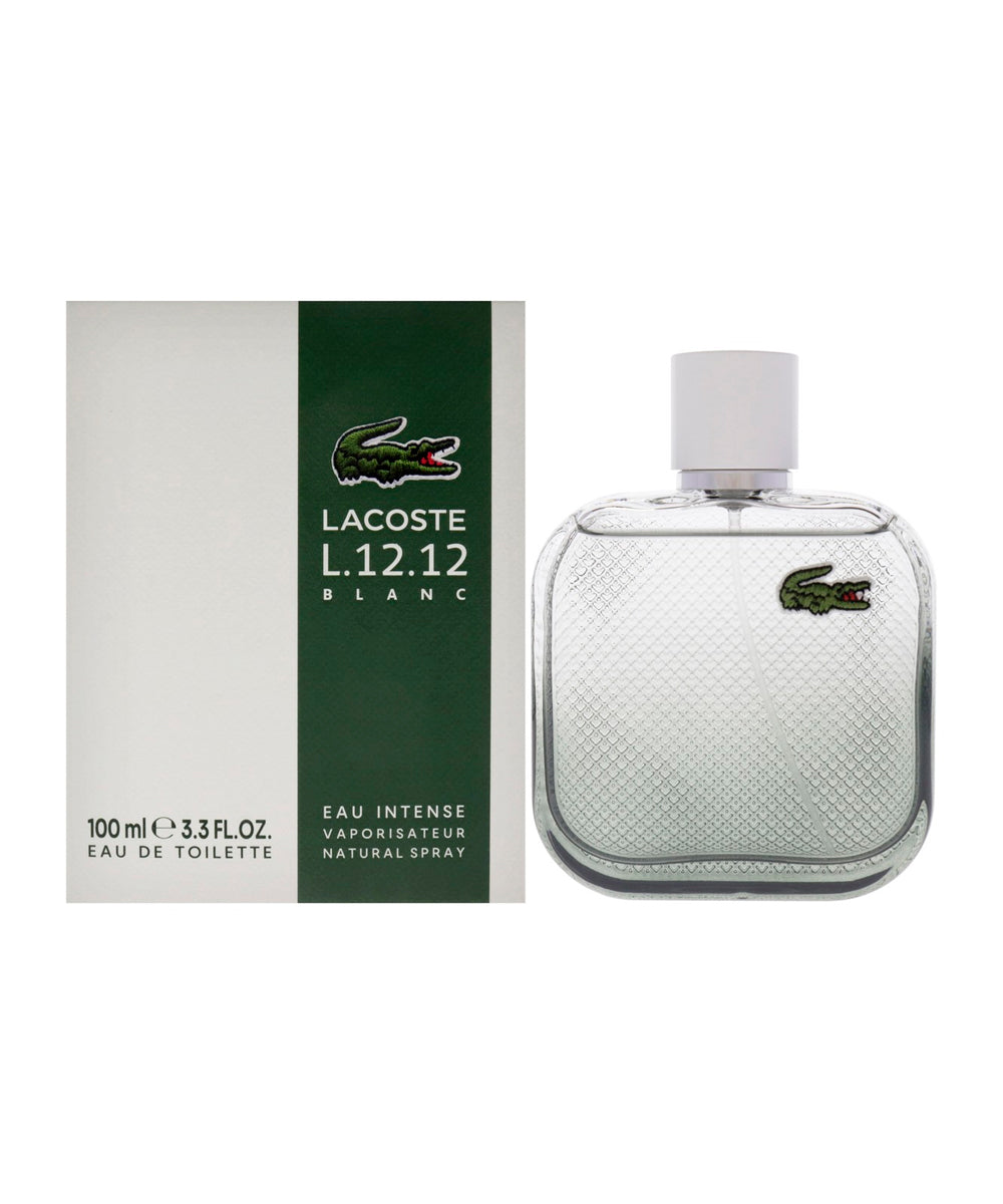 Lacoste L.12.12 Blanc Eau Intense Eau De Toilette 3.3oz For Men