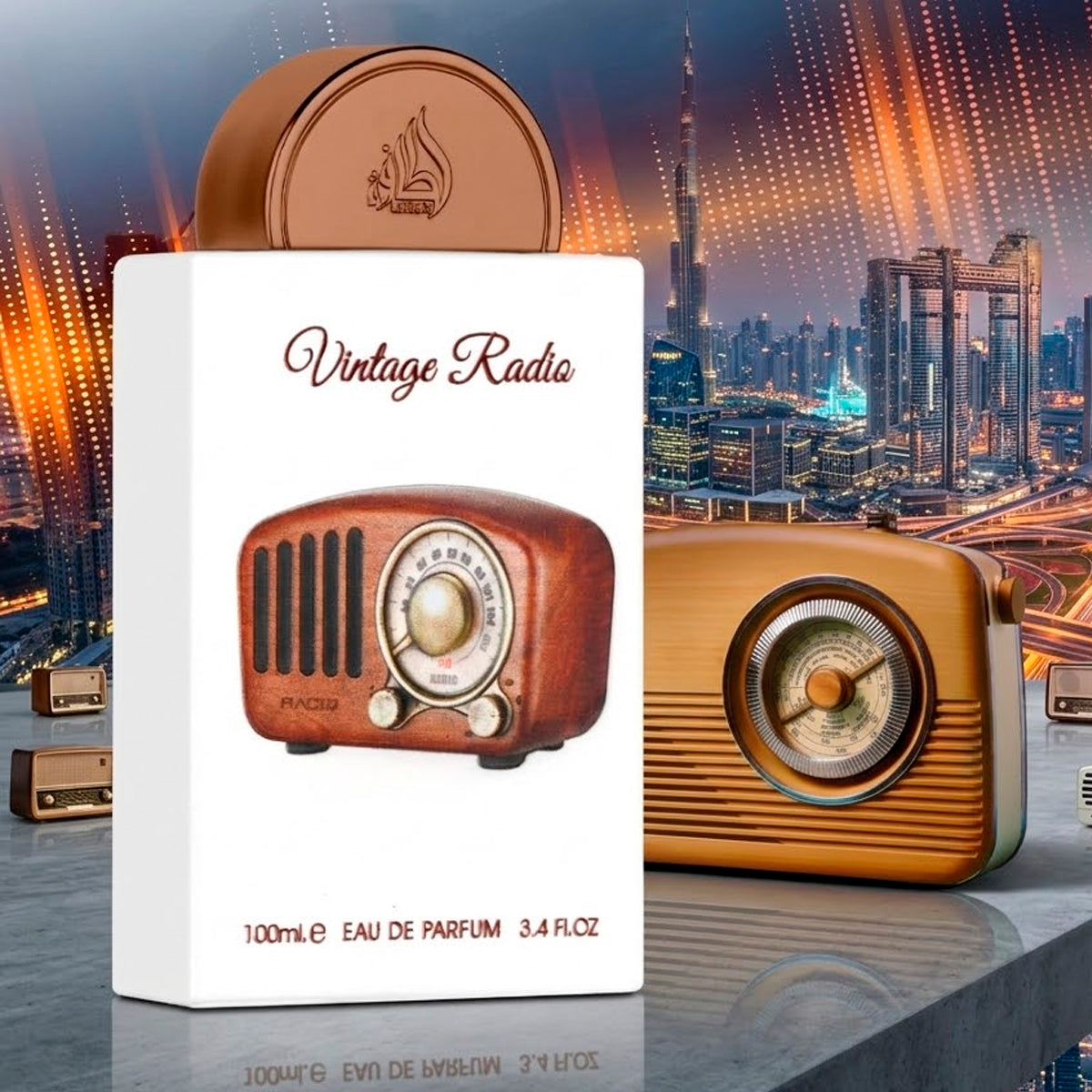Lattafa Vintage Radio Eau de Parfum 3.4oz Unisex