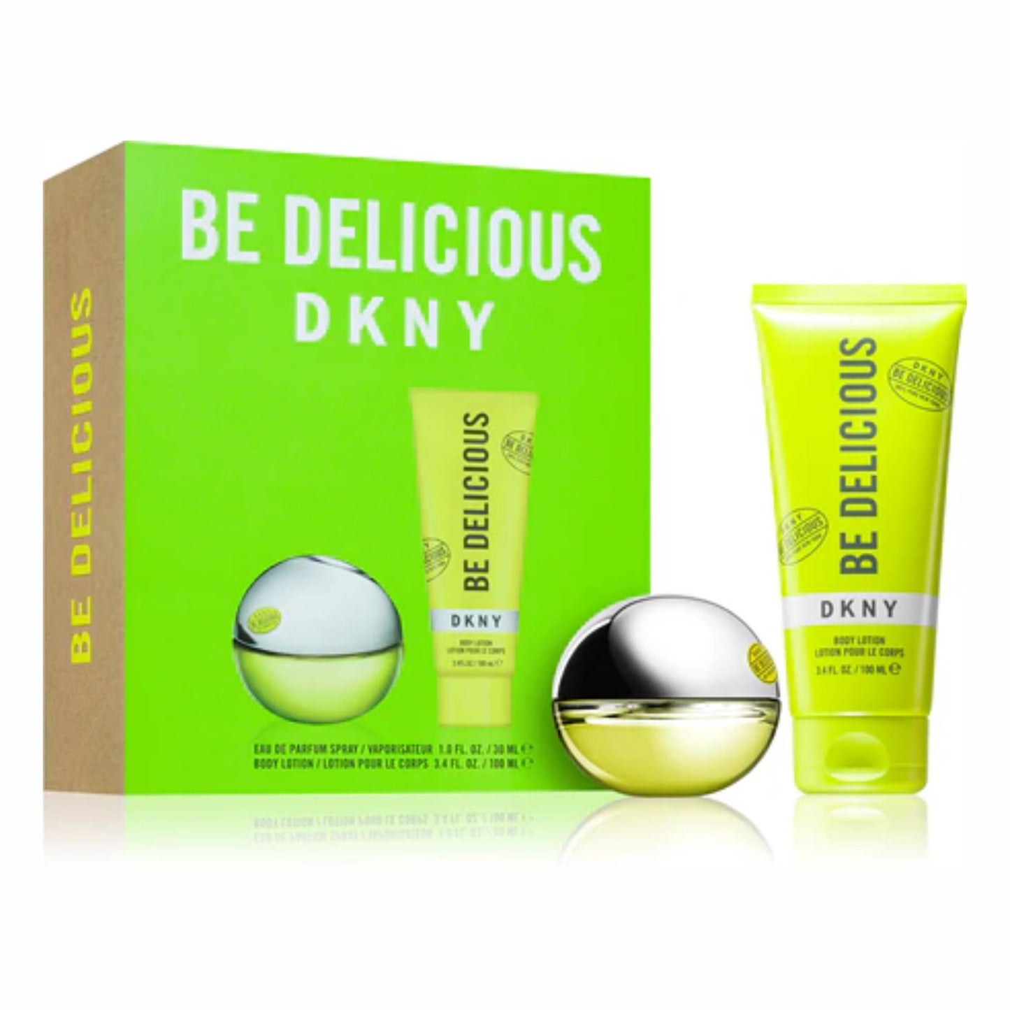 DKNY Be Delicious Woman Set 3.4 EDP + S/G