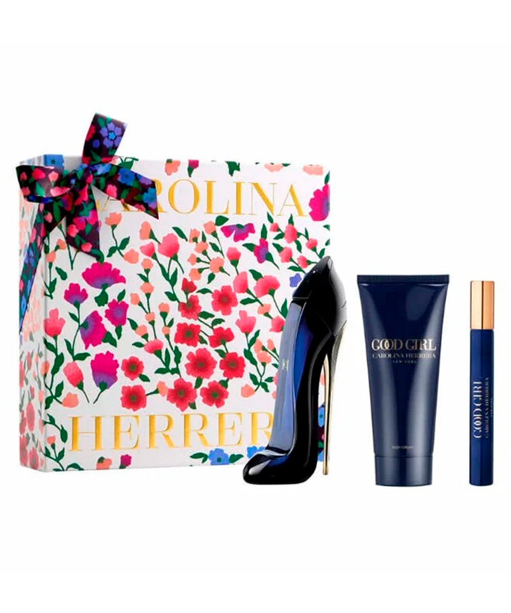 Carolina Herrera Good Girl Eau de Parfum 2.7oz + Body Lotion 3.4oz + Eau de Parfum  0.34oz Gift Set For Women