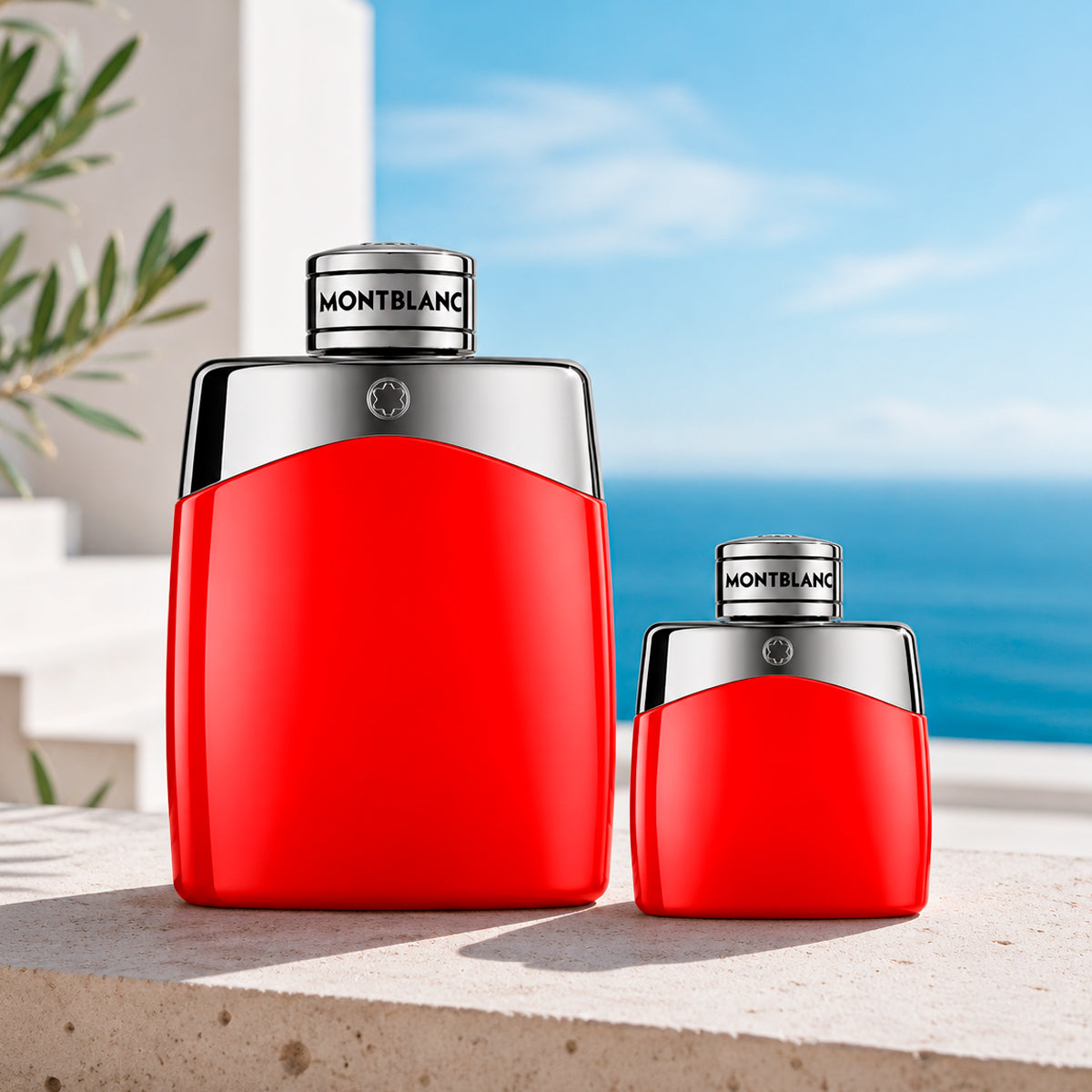 Montblanc Legend Red Eau de Parfum 3.3oz + Trave Bottle 1oz Gift Set For Men
