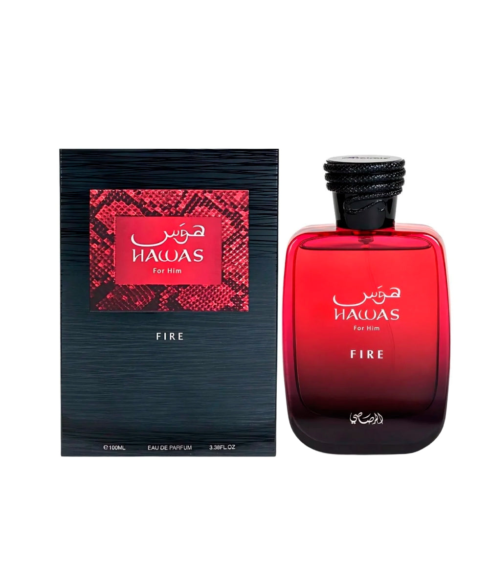 Rasasi Hawas Fire Eau de Parfum 3.4oz For Men