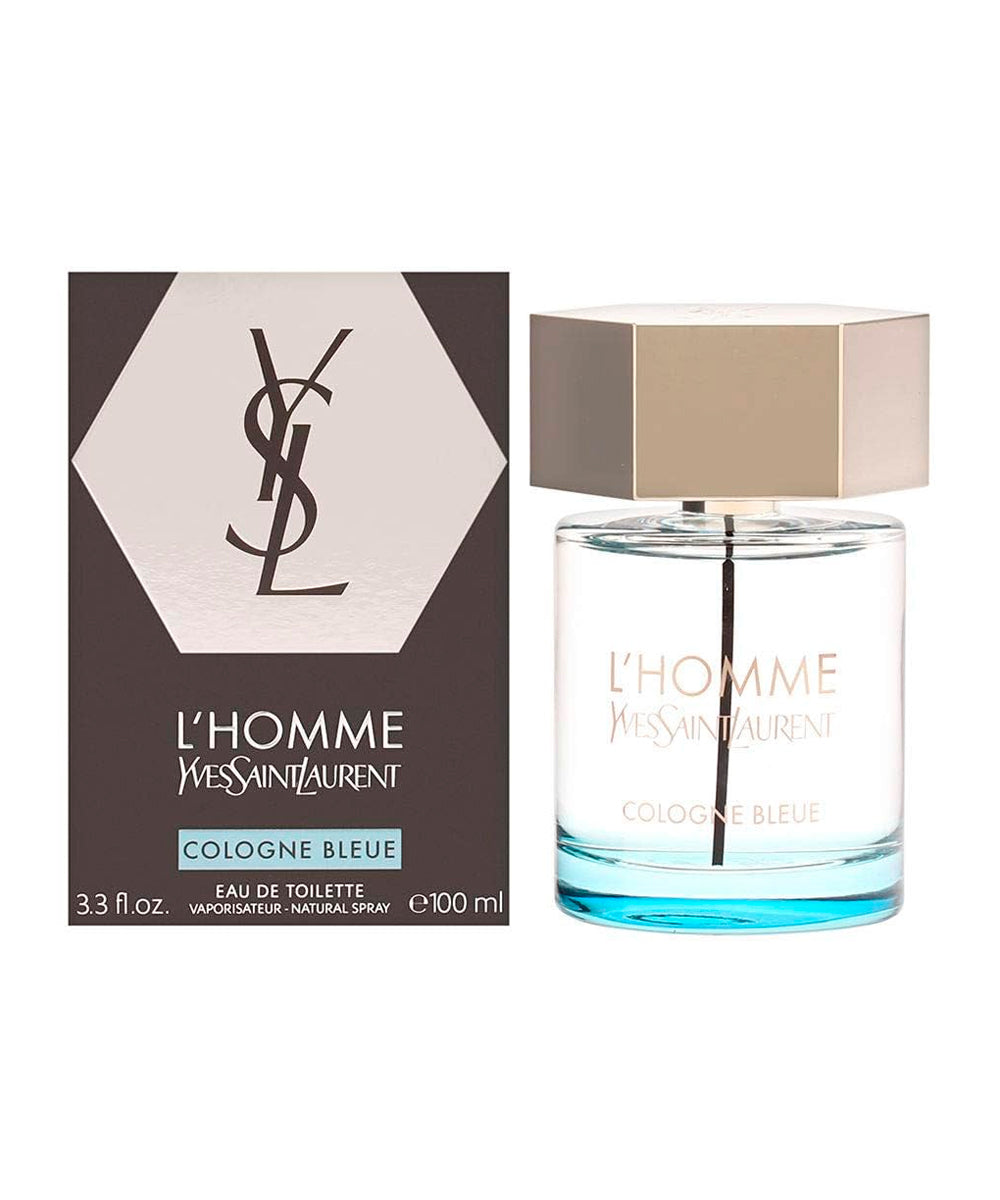 Yves Saint Laurent L'Homme Cologne Bleue Eau de Toilette 3.3oz For Men
