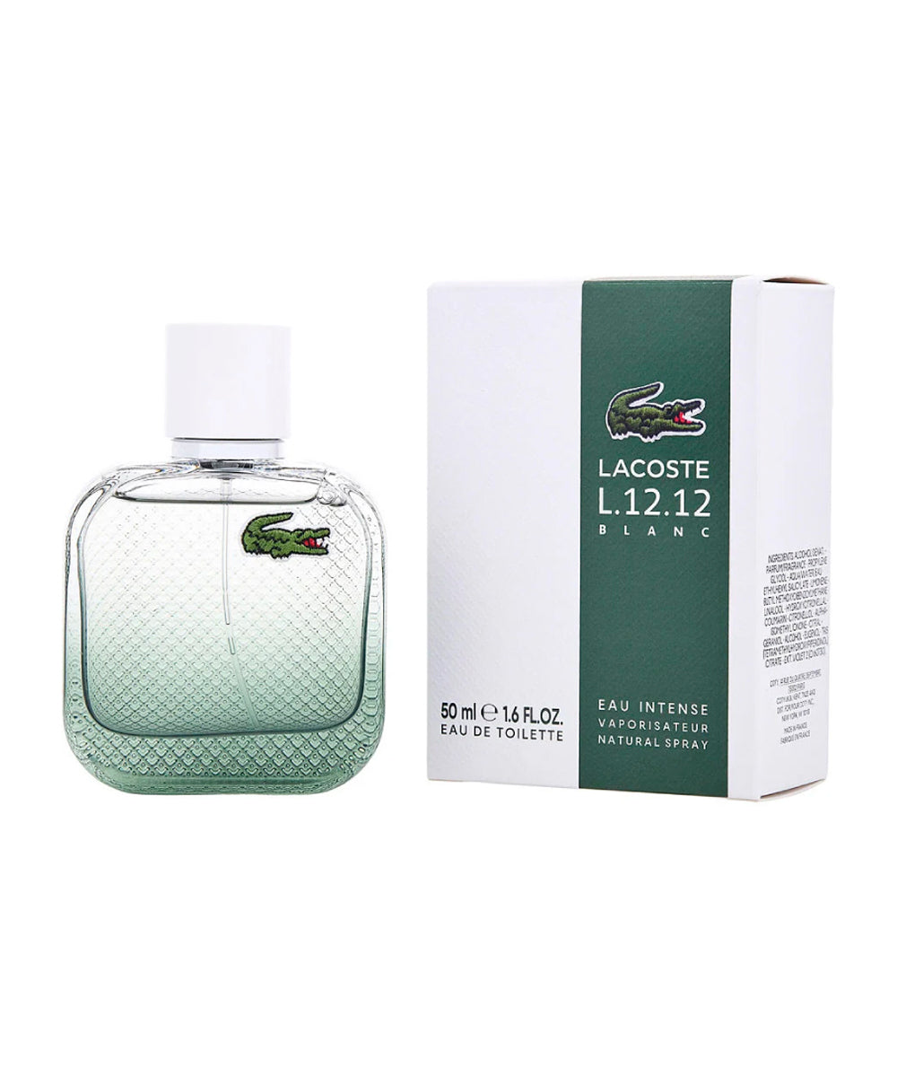 Lacoste L.12.12. Blanc Eau Intense Eau de Toilette 1.6oz For Men