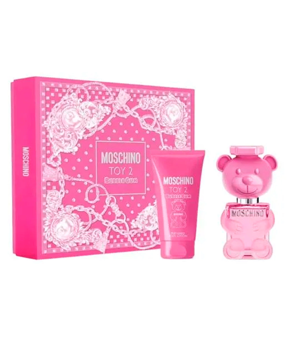 Moschino Toy 2 Bubble Gum Eau de Toilette 1oz + Body Lotion 1.7oz Gift Set For Women
