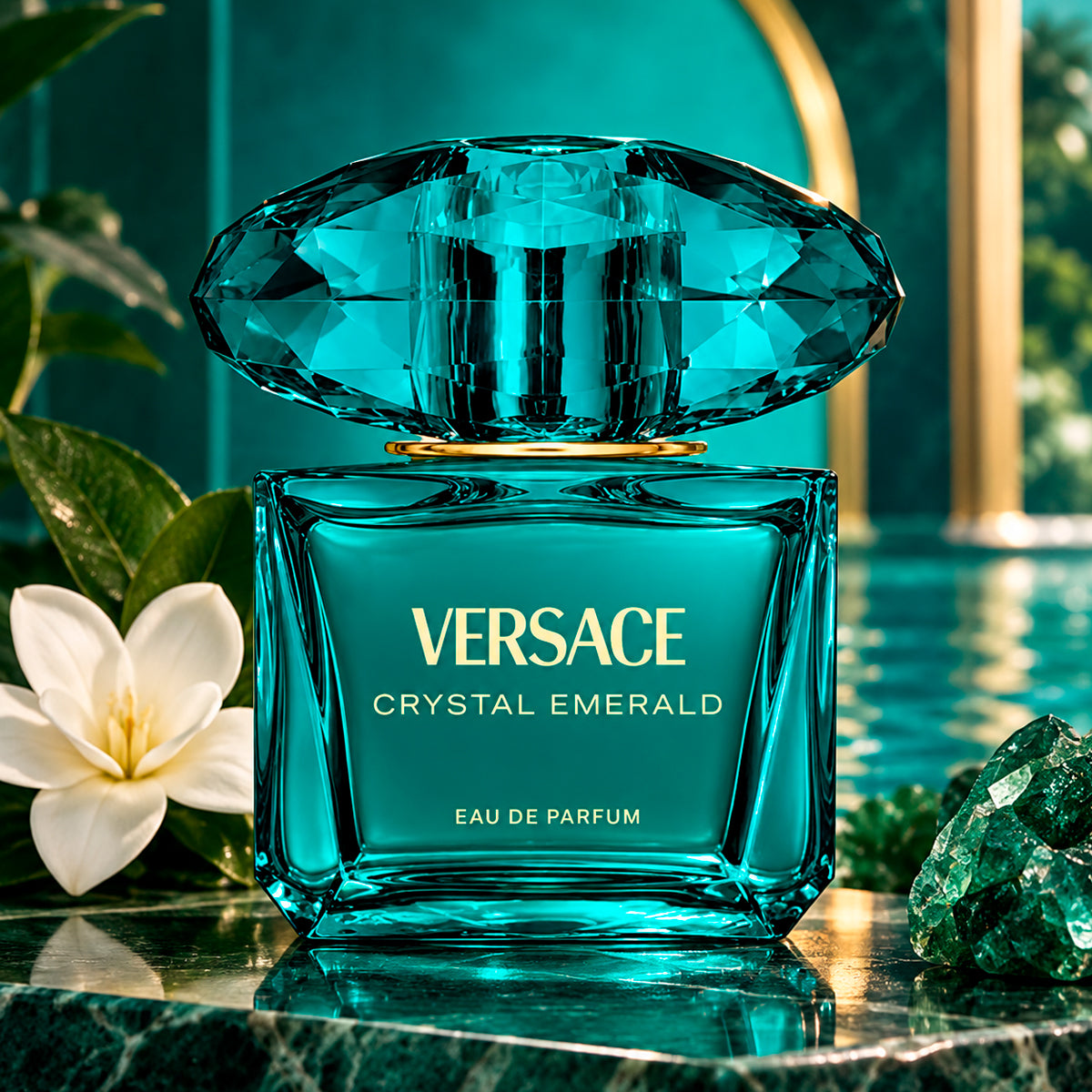 Gianni Versace Crystal Esmerald Eau de Parfum 3.4oz For Women