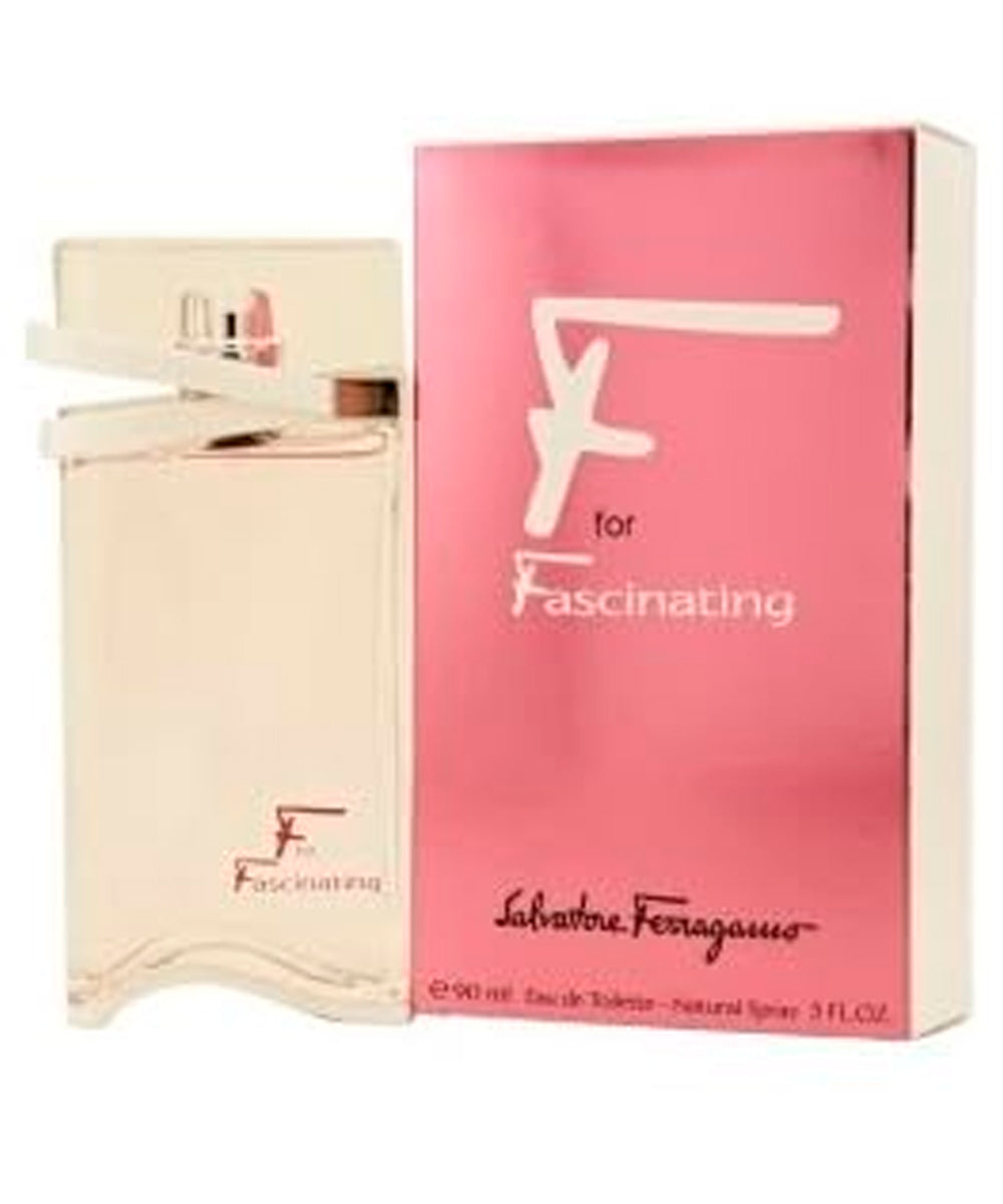 Salvatore Ferragamo F For Fascinating Eau de Toilette 3oz For Women