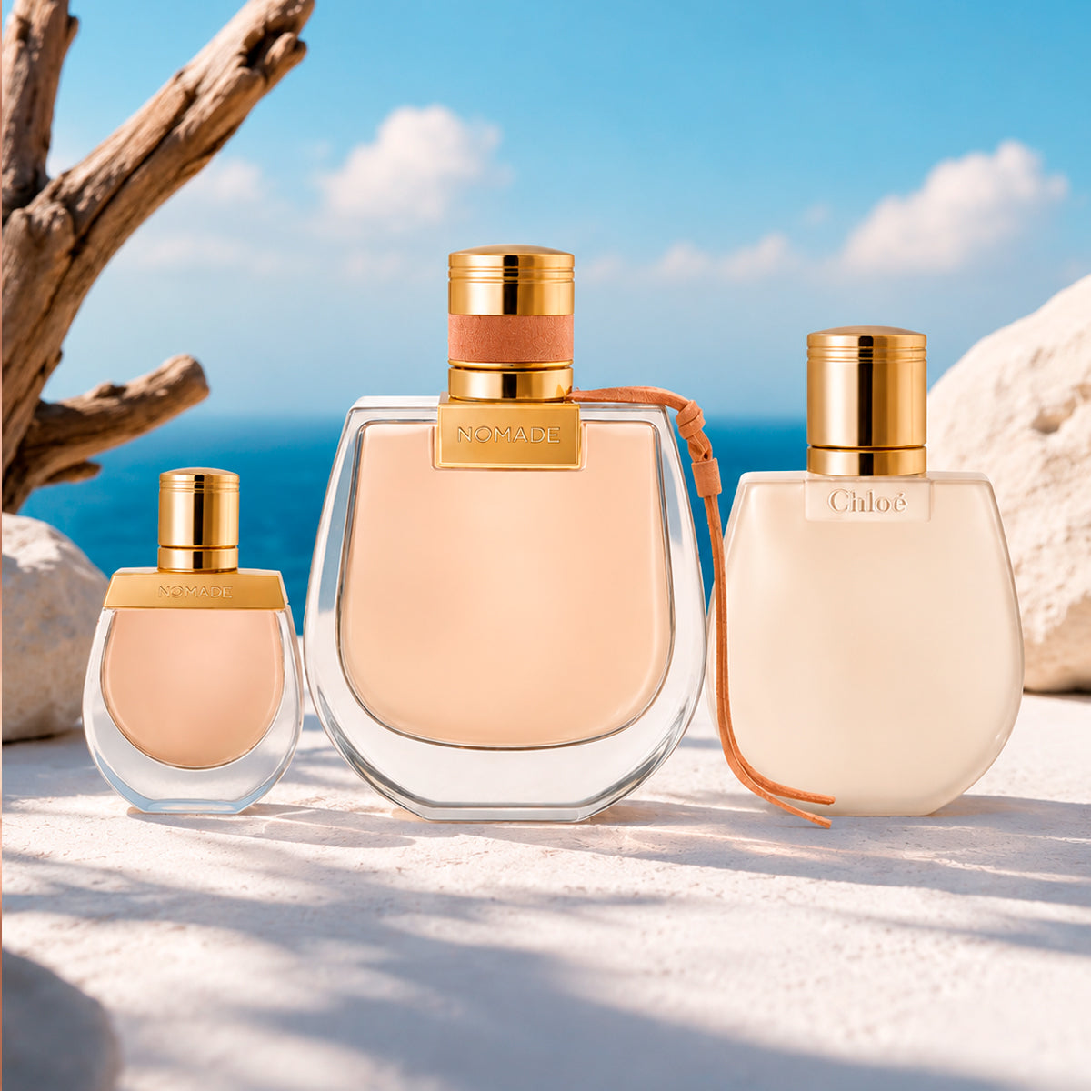 Chloe Nomade Eau de Parfum 2.5oz + Eau de Parfum 0.17oz + Body Lotion 3.3oz Gift Set For Women