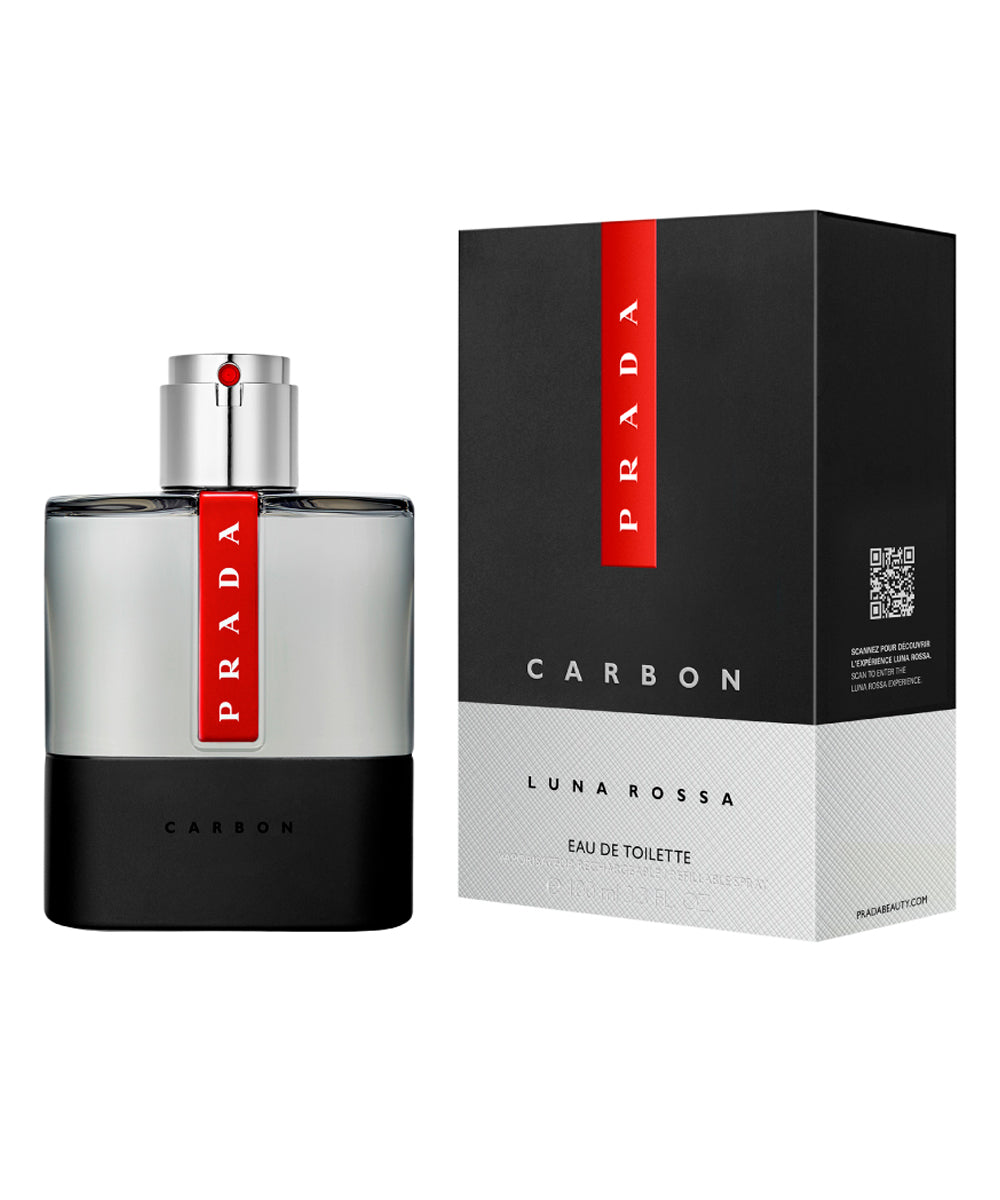 Prada Luna Rossa Carbon Eau de Toilette 3.4oz For Men