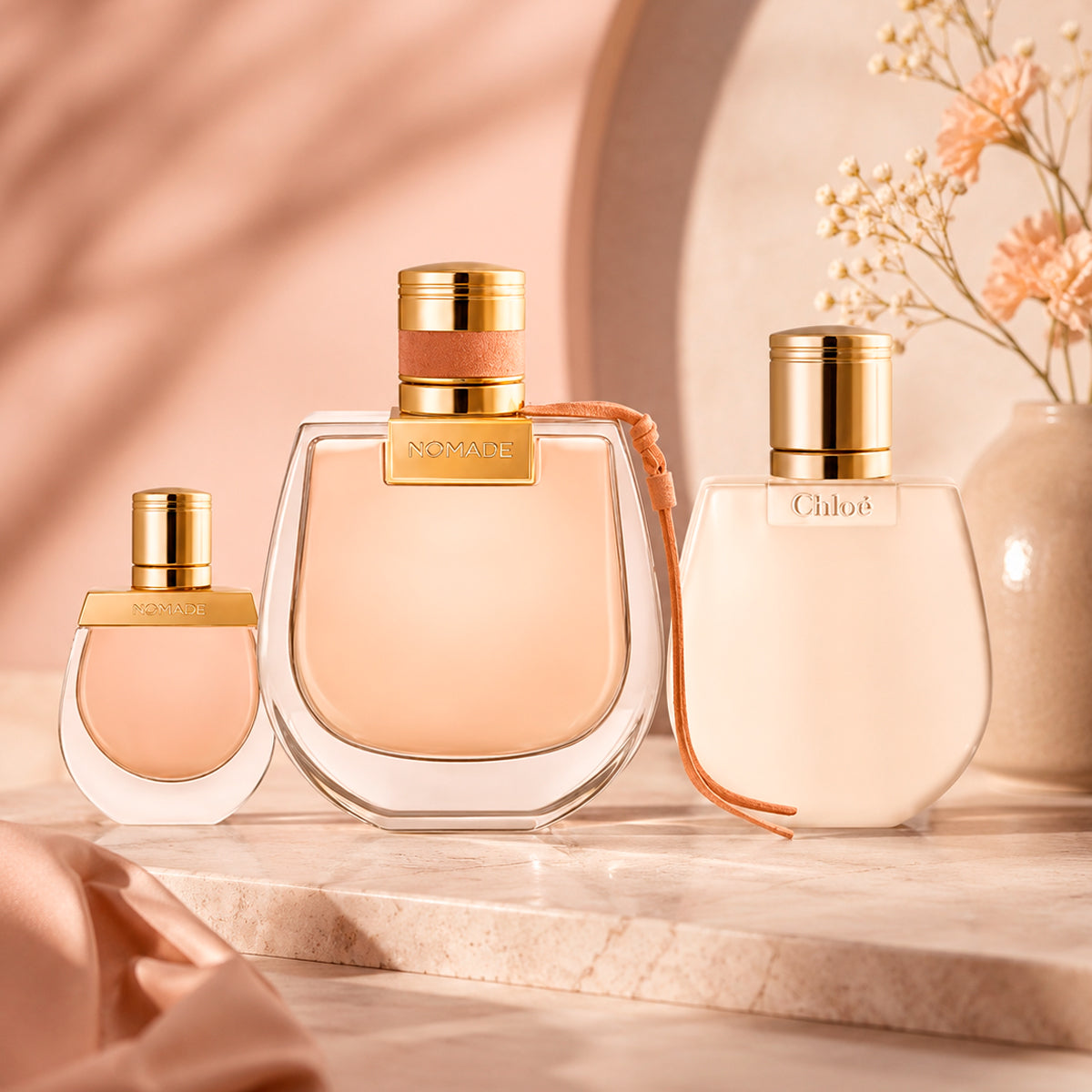 Chloe Nomade Eau de Parfum 2.5oz + Eau de Parfum 0.17oz + Body Lotion 3.3oz Gift Set For Women