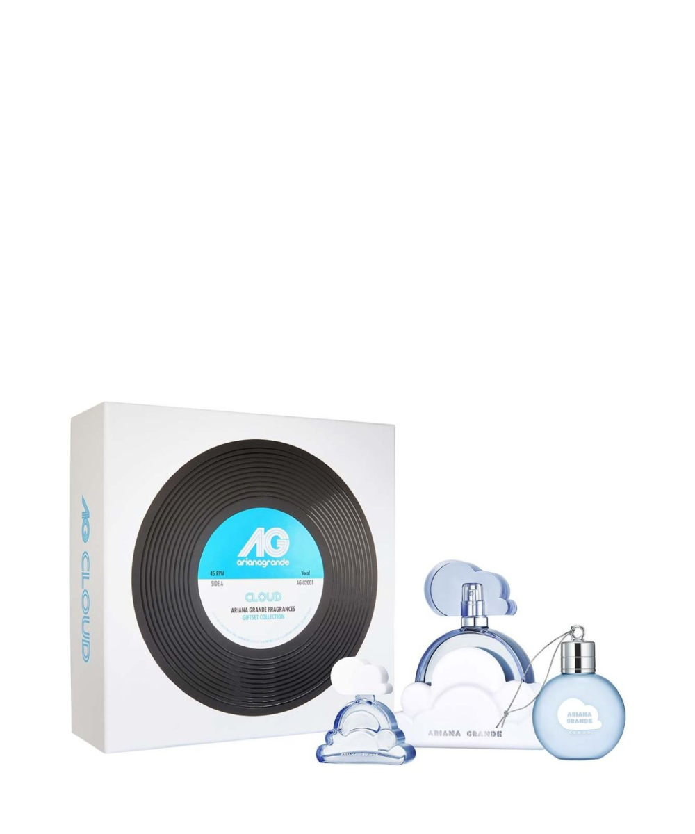 Ariana Grande Cloud Eau de Parfum 3.4oz + Eau de Parfum 0.25oz + Bath & Shower Gel 2.5oz Gift Set For Women