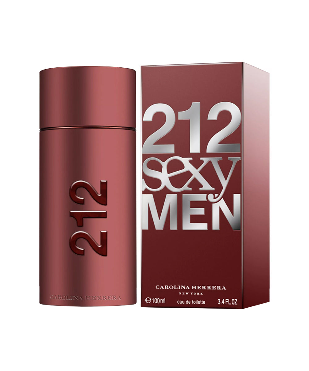 Carolina Herrera 212 Sexy Eau de Toilette 3.4oz For Men