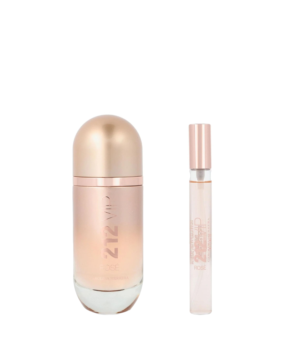 Carolina Herrera 212 VIP Rose Eau de Parfum 2.7oz + Eau de Parfum 0.34oz Gift Set For Women