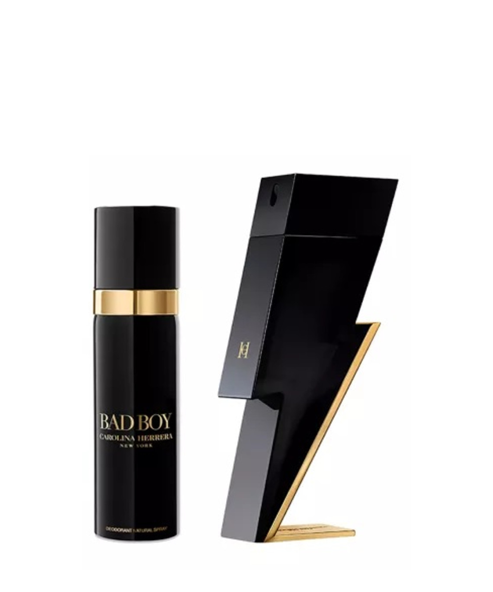 Carolina Herrera Bad Boy Eau de Toilette 3.4oz + Deodorant 3.4oz Gift Set For Men