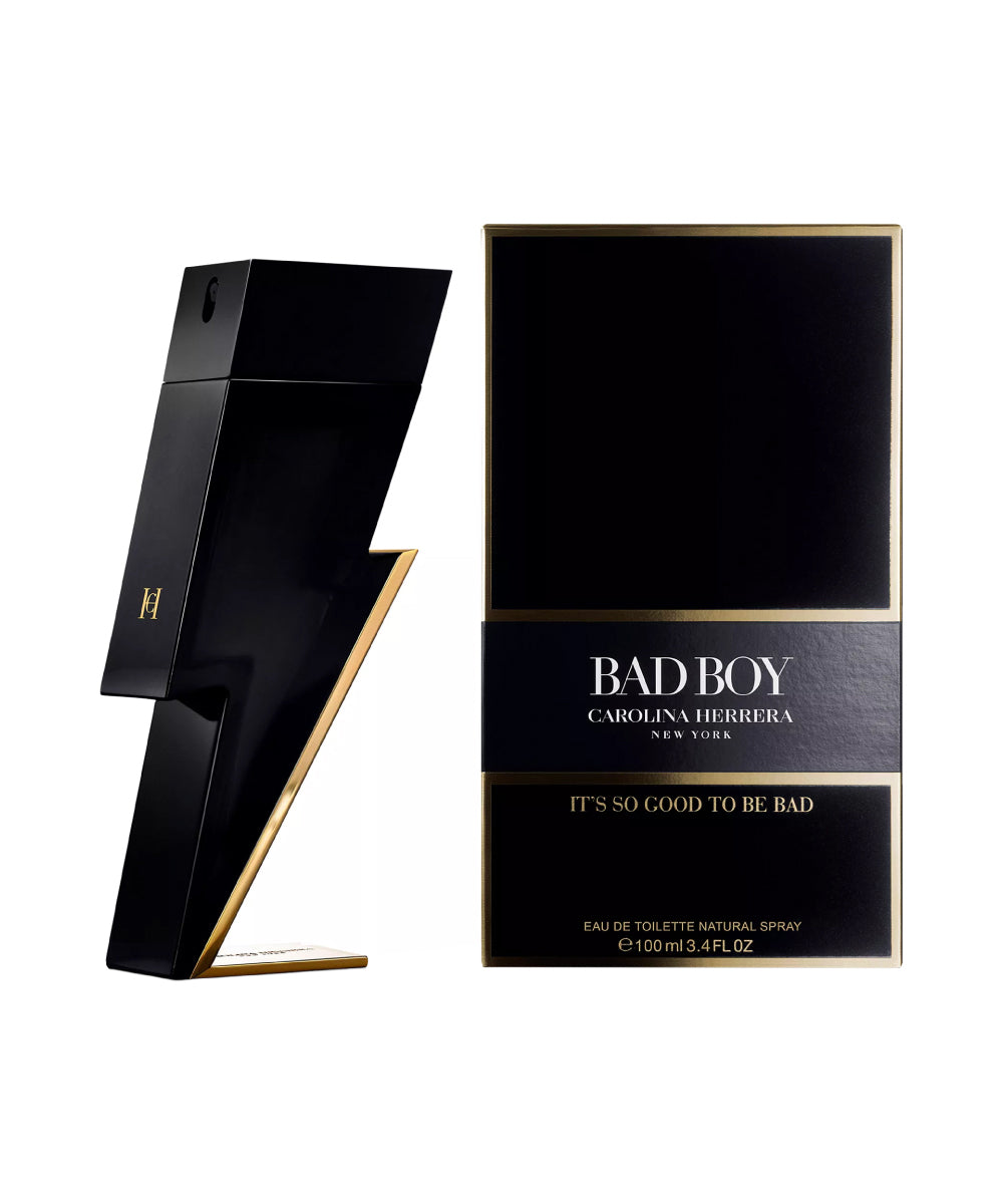 Carolina Herrera Bad Boy Eau de Toilette 3.4oz For Men