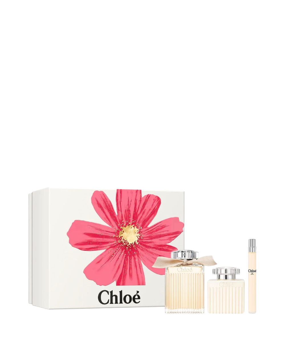 Chloe Eau de Parfum 3.4oz + Body Lotion 3.4oz + Eau de Parfum 0.17oz Gift Set For Women