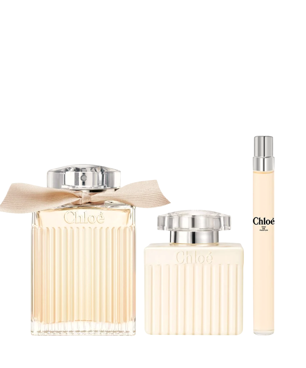 Chloe Eau de Parfum 3.4oz + Body Lotion 3.4oz + Eau de Parfum 0.17oz Gift Set For Women